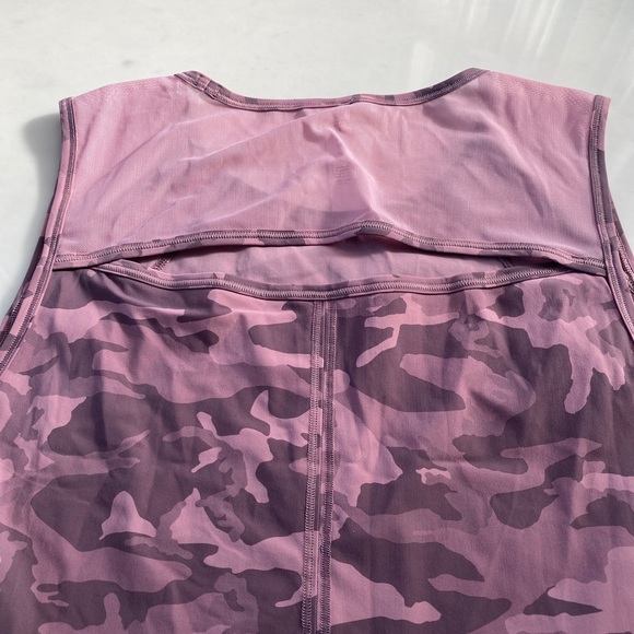 Lululemon Sculpt Tank *Cropped - Incognito Camo Pink Taupe Multi Sz 14 N… - Picture 6 of 12